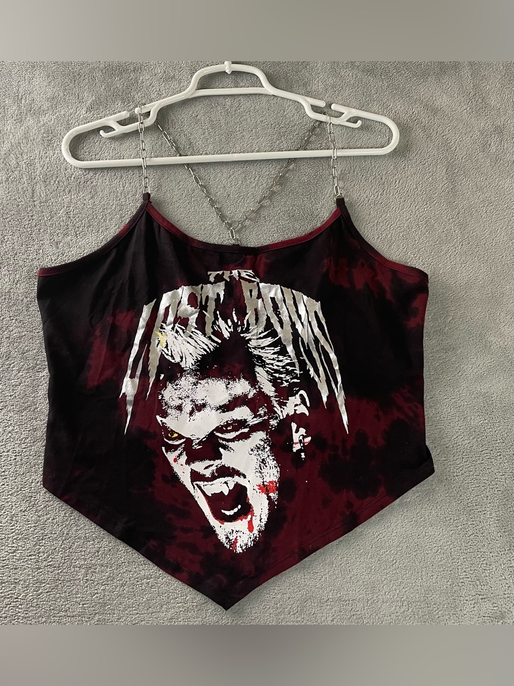 The Lost Boys Tank Top Horror Graphic Vampire Women’s XL Metal Chain Link Straps